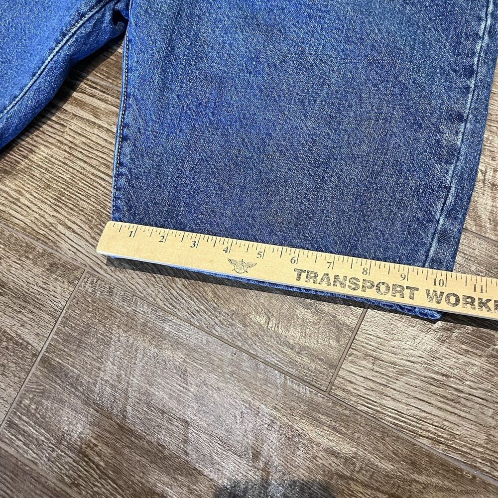 Levi's 505 Regular Fit Shorts Men 36 Medium Wash Jorts Y2K Cotton Denim Baggy - Picture 6 of 8